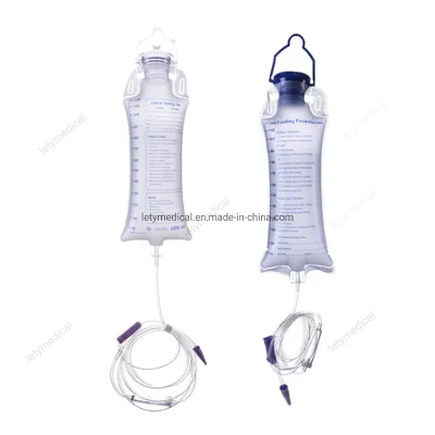 Alimentação Enteral por Gravidade Nutricional Transparente 500ml 1500ml